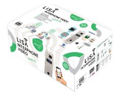 Pack interphone GSM LISA 1 porte avec abonnement prépayé 1 an inclus